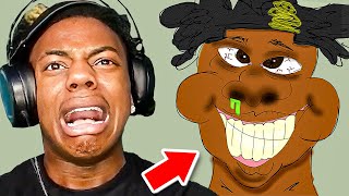 iShowSpeed Reacts to HIS CRAZIEST FAN ARTS [upl. by Custer570]