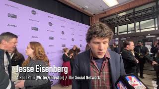 Jesse Eisenberg Interview  A Real Pain  Sundance 2024 [upl. by Scarrow919]