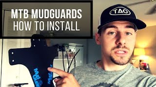 Mudguard MTB Review  HOWTo Video amp Installation [upl. by Nerrot]