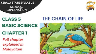 Class 5 Basic Science  New Textbook  Chapter 1  The Chain of Life  Kerala Syllabus  Eng Medium [upl. by Sadowski]