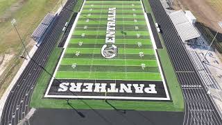 Miller Field Centralia Panthers Football Stadium Missouri  New AstroTurf And Temporary Bleachers [upl. by Babs]