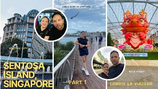 4K SENTOSA ISLAND  SINGAPORE  PART 1  LORVIE LA VIAJERA [upl. by Alleinad125]