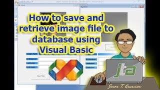 How to save and retrieve image file to database using Visual Basic [upl. by Corrie354]