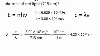 Quantized Energy and Photons  Chemistry Tutorial [upl. by Atsylac]