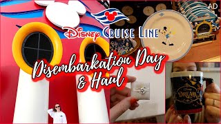 Disembarkation Day from the Disney Dream Disney Cruise Haul amp Come Shopping with Me aclaireytale AD [upl. by Eissed]