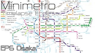 MiniMetro  Timelapse Endless  EP6 Osaka [upl. by Sorips748]