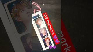 BTS Bookmark 🔖shorts viralvideo trending bts btsarmy diy craft art btsshorts artandcraft [upl. by Kifar793]