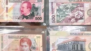 Nuevos billetes circulan en la economía hondureña [upl. by Newton558]