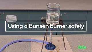 How to use a Bunsen burner safely [upl. by Yenahs723]