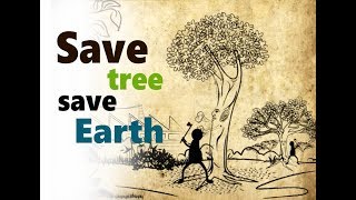 STOP POLLUTE SAVE TREE SAVE EARTH  FLASH ANIMATION [upl. by Glynda293]