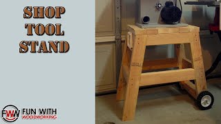 Project  Build a quick and easy stand for your shop tools [upl. by Aisilef776]