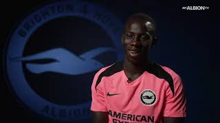 Yankuba Mintehs first interview as a Brighton playerVideo courtesy Brighton YouTube Channel [upl. by Lewap769]