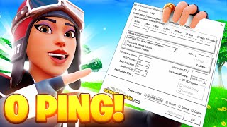 How PROS Get 0 PING in Fortnite 📶 ZERO PING in Chapter 5 [upl. by Aleka]