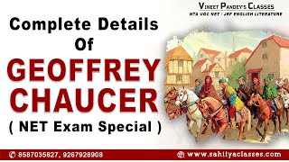 Chaucers Canterbury Tales COMPLETE DETAILS in Live Lecture By Vineet Pandey [upl. by Ecire]