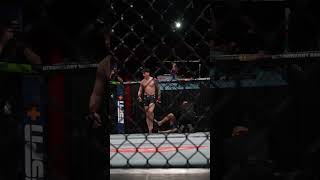 Ignacio Bahamondes with a Head Kick KO UFCVegas90 UFC [upl. by Ahlgren731]