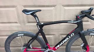 Pinarello Dogma F12 Disc 575cm SRAM RED AXS Zipp 404 FOR SALE WaterBear Cycles [upl. by Lydie]