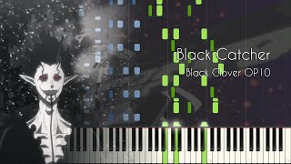 Black Catcher  Black Clover OP10  Piano Arrangement Synthesia [upl. by Lussi866]