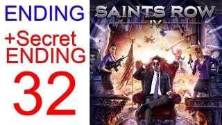 Saints row 4 ending and final boss  Secret Ending quotSaints row 4 endingquot all endings Part 32 [upl. by Gnilrad]