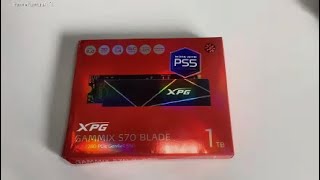 PS5 XPG GAMMIX S70 BLADE M2 SSD [upl. by Rahmann]