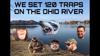 WE SET 120 TRAPS ON THE RIVER EPISODE 1 [upl. by Attennek131]