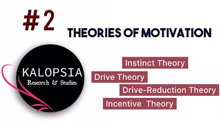 Theories of Motivation  Psychology  English I KALOPSIA [upl. by Gabey]