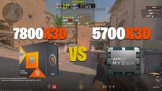 7800X3D VS 5700X3D  Counter Strike 2 [upl. by Steinberg]