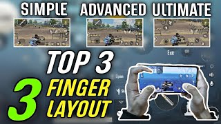 🔥Top 3 Best 3 Finger Claw Control Settings  Basic Settings  Sensitivity  PUBG Mobile [upl. by Ayokal699]