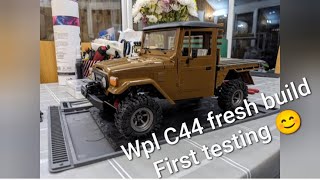 Fresh wpl C44KM Kit build Testing [upl. by Euf477]