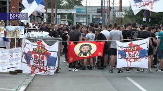 Beograd Protivnici odrzĚŚavanja festivala Mirdita dobar dan [upl. by Zubkoff]