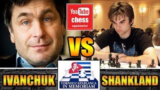 Vassily Ivanchuk vs Samuel Shankland  Capablanca Memorial Elite 2017 [upl. by Cinimod]