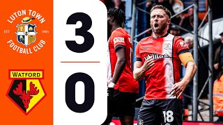 Luton 30 Watford  Highlights [upl. by Esme559]