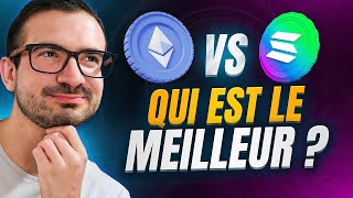 SOLANA vs ETHEREUM  le CLASH  Je compare TOUT 🔎  CAPET CRYPTO [upl. by Enilesor]