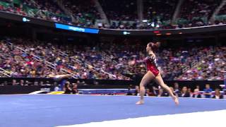 Carlotta Ferlito  Floor Exercise  2014 ATampT Amercian Cup [upl. by Cora]