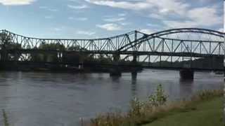 Amelia Earhart Bridge Implosion Atchison Kansas [upl. by Enayr]