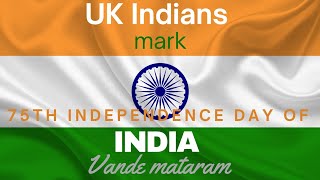 Indians in the UK mark Indias Independence Day [upl. by Rokach857]