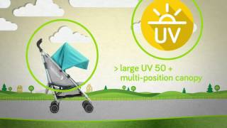 Poussette canne reversible Baby Jogger VUE LITE [upl. by Shornick]