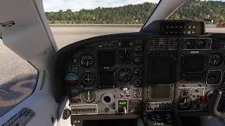 MSFS2020  Vatsim Flight  LIBD Bari LGSK Skiathos  TBM850 [upl. by Hcurob]