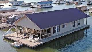 27 x 49 Floating Cabin Approx 1343sqft  3Bed2Bath For Sale on Norris Lake TN  SOLD [upl. by Nigem]