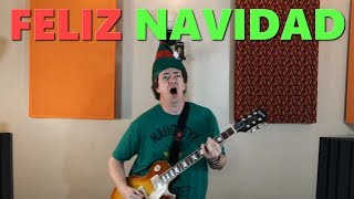 Jose Feliciano  Feliz Navidad Full Version Metal  Rock Cover by Magic Jones [upl. by Manouch]