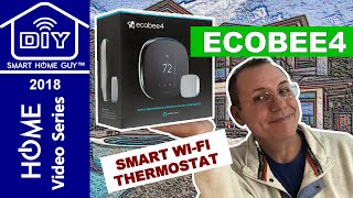 Ecobee4 Thermostat with Builtin Amazon Alexa [upl. by Standice]