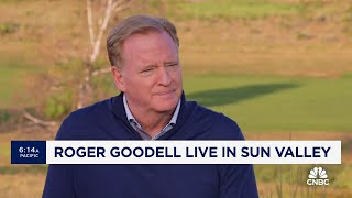 NFLs Roger Goodell on international expansion Believe the game will be incredibly popular globally [upl. by Ellinger]