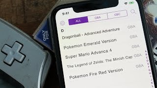 GBA4iOS Working FULL SCREEN on iPhone X [upl. by Lala318]