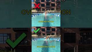 Over Rotation vs Proper Rotation swimming [upl. by Dranek]