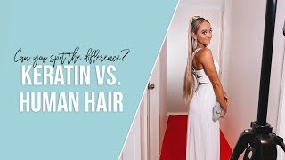 Keratin vs Human Hair Extensions  ZALA [upl. by Ardet]