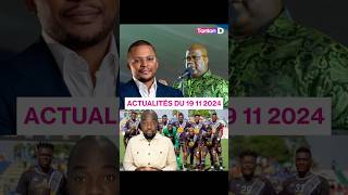 Informations du 19 11 2024 tontondtv kinshasa congo congolais felixtshisekedi kin [upl. by Schapira]