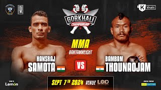 GORKHALI CHAMPIONSHIP HIGHLIGHTS  Hansraj Samota VS Bambam Thaunaojam [upl. by Anazraf]