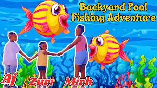 Backyard Pool Fishing Adventure [upl. by Lalat]