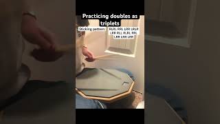 One of the best practice pad exercises practice rudiments drummer warmup [upl. by Onifled940]