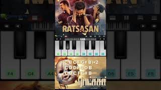 Ratsasan bgm keyboard notes shorts Short trending [upl. by Varion]