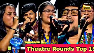 Indian idol 15 Theatre Round Auditions Full Video Performance  All Auditions Promo [upl. by Annait185]